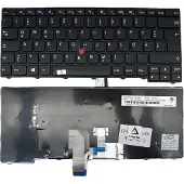 T-ProTek DEUTSCHE - Schwarz Tastatur Keyboard kompatibel für FRU: 04Y0836, 0C02227