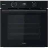 Whirlpool Elements Steam OMSR58RU1SB, Medium, Elektrischer Ofen, 71 l, 71 l, Lüfterbetrieben, 2200 W