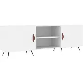 Syfax TV-Schrank Weiß 150x30x50 cm Holzwerkstoff