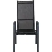 Ebuy24 Venture Home Stuhl Copacabana Schwarz 2er-Pack