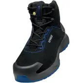 Uvex 1 x-craft Sicherheitsschuh Stiefel S2, schwarz/blau schwarz/blau 40
