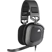 Corsair HS80 RGB USB, Kabelgebunden, Gaming, 20 - 40000 Hz, 373 g, Kopfhörer, Karbon