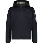 CMP Softshelljacke Kapuzenjacke Herren dunkelgrau schwarz 58