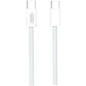 XO Ladekabel/Datenübertragung NB-Q260A PD USB-C - USB-C 1m Weiß 60W
