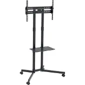 Macleans TV-Ständer , professionell, 32-70", auf Rollen, max. VESA 600x400, max. 40kg, MC-951
