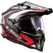 LS2 MX701 EXPLORER C FRONTIER II Integralhelm XL in rot