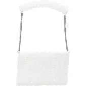 Koosh damen handtasche - wollweiss mehrfarbig