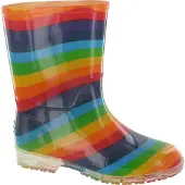 Cotswold Kinder PVC Gummistiefel Regenbogen FS427 (27 EUR) (Bunt)