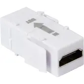 Logilink NK0014R, Flach, Weiß, HDMI, HDMI, Weiblich, Weiblich