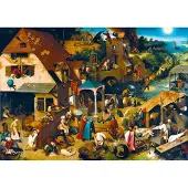 Bluebird Puzzle Kunstpuzzle Pieter Bruegel the Elder Niederländische Sprichwörter 1000 Teile