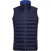 Sol SOLS Mens Wave Stepp Bodywarmer/Weste wasserabweisende PC2453 (M) (Marineblau)
