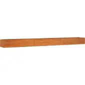 Syfax Hochbeet Rostig 600x80x45 cm Cortenstahl
