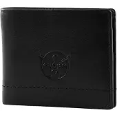 Chiemsee Leder Geldbörse Leather Wallet Black / Brown schwarz