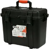 YATO YT-08907, Hartschalenkoffer, Polypropylen (PP), Schwarz