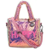 Buffalo Handtasche Umhängetasche Happy Boxy07 Crossbody Bag Happy rosa