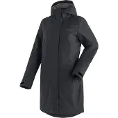 Maier Sports Funktionsjacke "Hannali", Damen, Gr. 44, schwarz, 100% Polyester, Jacken Funktionsjacke, Atmungsaktive, wasserdichte Outdoorjacke mit Wattierung