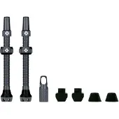 Muc Off V2 Tubeless Presta Ventile 2 Einheiten Grau 44 mm Grau 44 mm