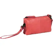Mustang Leder Umhängetasche Matera Shoulderbag Pink rot