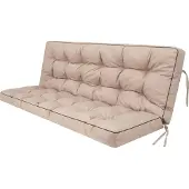 Stanis³aw Jurga Pillowprim "Pola" Sitzpolster für Hollywoodschaukel – 150x110cm – wetterfest & bequem, Grau