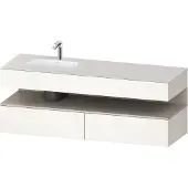 Duravit Einbauwaschtisch-Möbel-Set Qatego 160x50x60cm, Kon-WTU, B, B l, T m/we m