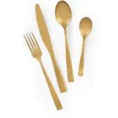 Excelsa besteckset 16 stück Shadow stahl gold