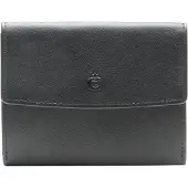 Esquire Leder Geldbörse Logo Pocket Wallet Black schwarz