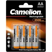 Camelion Ni-mh Aa 2500mah Wiederaufladbare Batterie 4 Einheiten