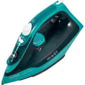 Tefal EXPRESS STEAM FV2867E0, Trocken- & Dampfbügeleisen, Cerilium-Sohle, 1,9 m, 200 g/min, Türkis, 45 g/min