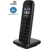 Telekom Speedphone 52, DECT-Telefon, Kabelloses Mobilteil, Freisprecheinrichtung, 100 Eintragungen, Anrufer-Identifikation, Schwarz