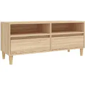 Syfax TV-Schrank Sonoma-Eiche 100x34,5x44,5 cm Holzwerkstoff