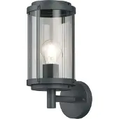 TRIO Außenwandleuchte TANARO, anthrazit, Höhe 33 cm, Metall, IP44