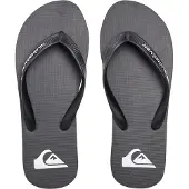 Quiksilver Sandale "Molokai Core", Herren, Gr. 10 (43), schwarz (schwarz 1), Obermaterial: Synthetikmaterial / Außensohle: Moosgummi., Schuhe Sandale