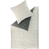 Esprit Bettwäsche-Garnitur Grid Farbe grey 140x200+70x90cm