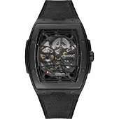 Ingersoll Automatikuhr "The Challenger", schwarz, schwarz, schwarz, schwarz, Armbanduhren, Herren, schwarz, Automatikuhr, Armbanduhr, Herrenuhr, Mechanische Uhr, Silikonarmband, analog