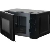 Adler AD 6206, Arbeitsplatte, Solo-Mikrowelle, 20 l, 700 W, Drehregler, Schwarz