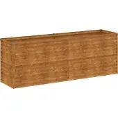 Syfax Garten-Hochbeet 196 x 50 x 69 cm Cortenstahl