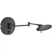 TRIO Leuchten - Moderne Wandleuchte schwarz verstellbar inkl. LED - Kazam | Wohnzimmer | Schlafzimmer | Küche - Stahl Organisch - | (nicht austauschbare) LED