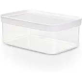 EMSA Optima Trockenvorratsdose 2 Liter, rechteckig, 100% sicher/hygienisch/Platzeffizient, Frischedichtung, transparentes Design, N1142200