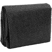 vidaXL Poolabdeckung Schwarz 260x160 cm PE