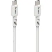 Hama 00187282, 1 m, USB C, USB C, 0,48 Gbit/s, Weiß