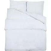 Syfax Bettwäsche-Set Weiß 155x220 cm Leichte Mikrofaser
