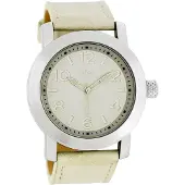 Oozoo Damen Lederarmband Uhr Timepieces beige matt Analog Quarzuhr UOC5150A