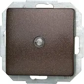 Kopp 650676082 PARIS - Universalschalter (Aus-/Wechsel) beleuchtet, Farbe: palisander