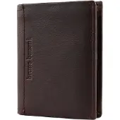 Bruno Banani Leder Geldbörse Arizona Wallet High with Flap Brown braun