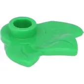 LEGO 500x Pflanzenelement mit 3 Blättern, Hellgrün