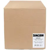 Simson 5360856, Ringschloss, Schwarz, Silber, Kunststoff, Stahl, Schlüssel, 25 mm, China