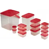 Hama 00111468, Set, Rot, Transparent, 85 °C, 233 mm, 230 mm, 225 mm