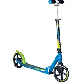 Globber muuwmi Aluminium Scooter– Tretroller, 205 mm, ABEC 7, , höhenverstellbar, XL-Deck, grün-blau-schwarz