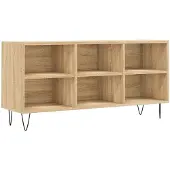Syfax TV-Schrank Sonoma-Eiche 103,5x30x50 cm Holzwerkstoff