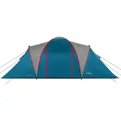 NILS Nc6031 Blau-Hellgraues Campingzelt Highland